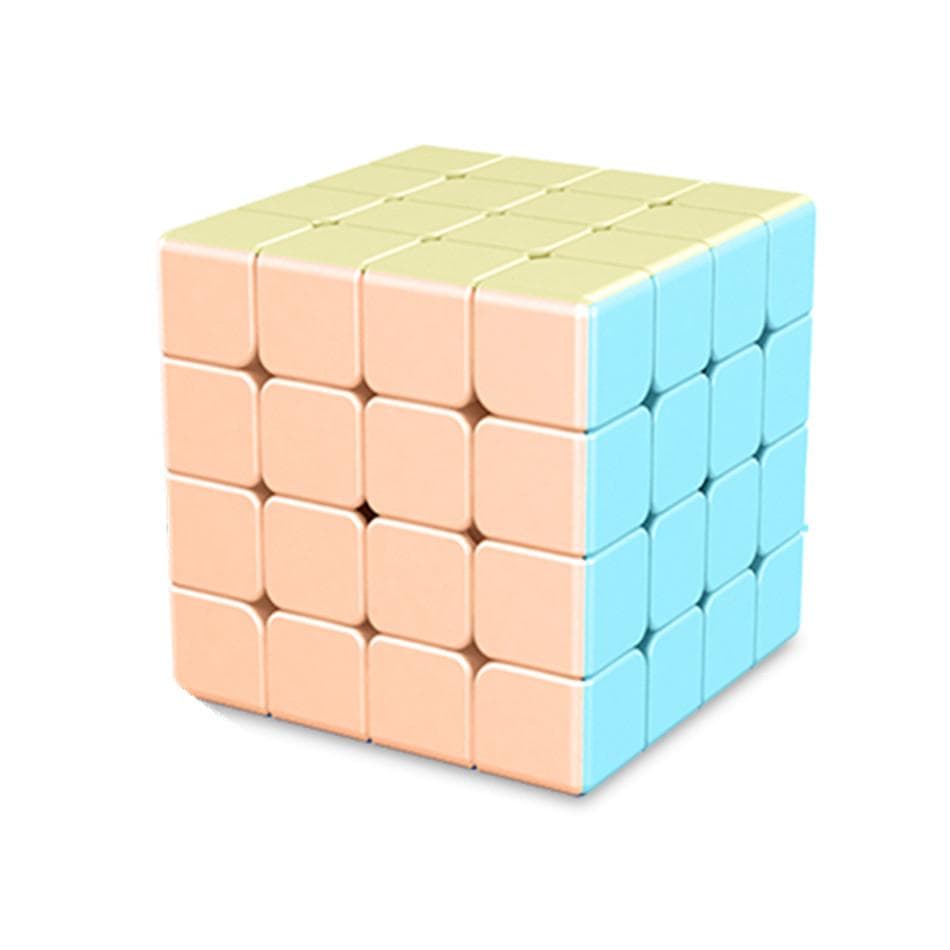 Meilong4 4x4x4 Cube Marcaron Series 4x4 Magic Cube Cartoon Color Competitive Cube