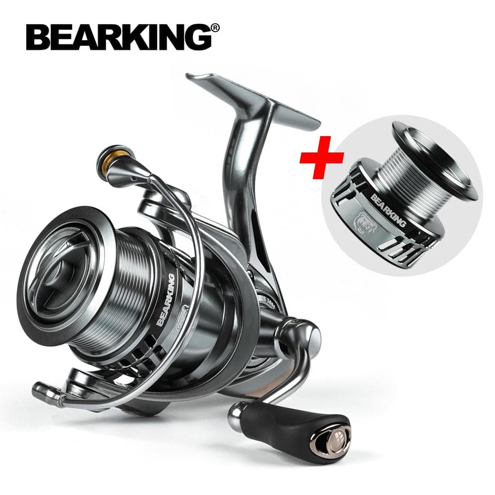 Bearking Brand Zeus series 9BB Stainless Steel Bearing 5.2:1 Fishing Reel  Drag System 7Kg Max Power Spinning Wheel Fishing Coil