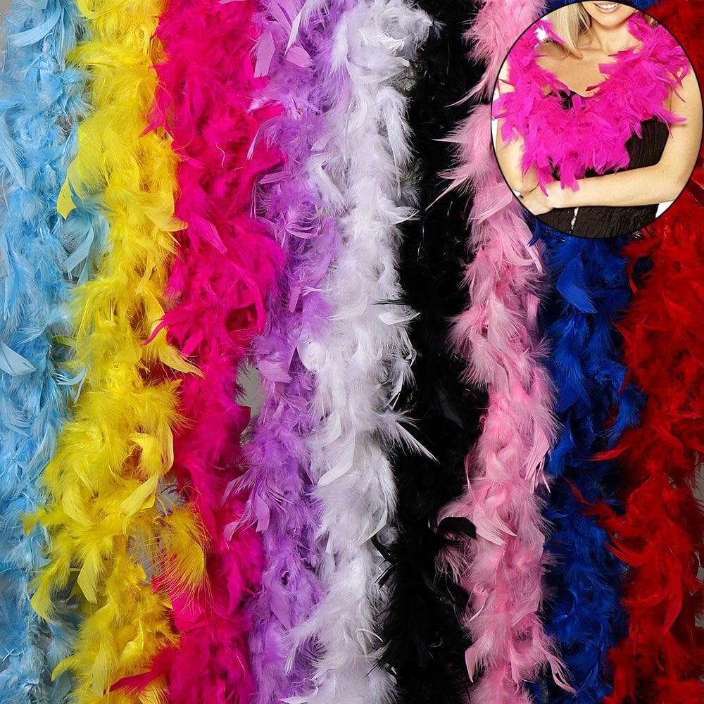 Dress Cosplay Party Decoration Fluffy Grament Accessaries Feather Boa Strip Feathers Apparel Fabric royal blue