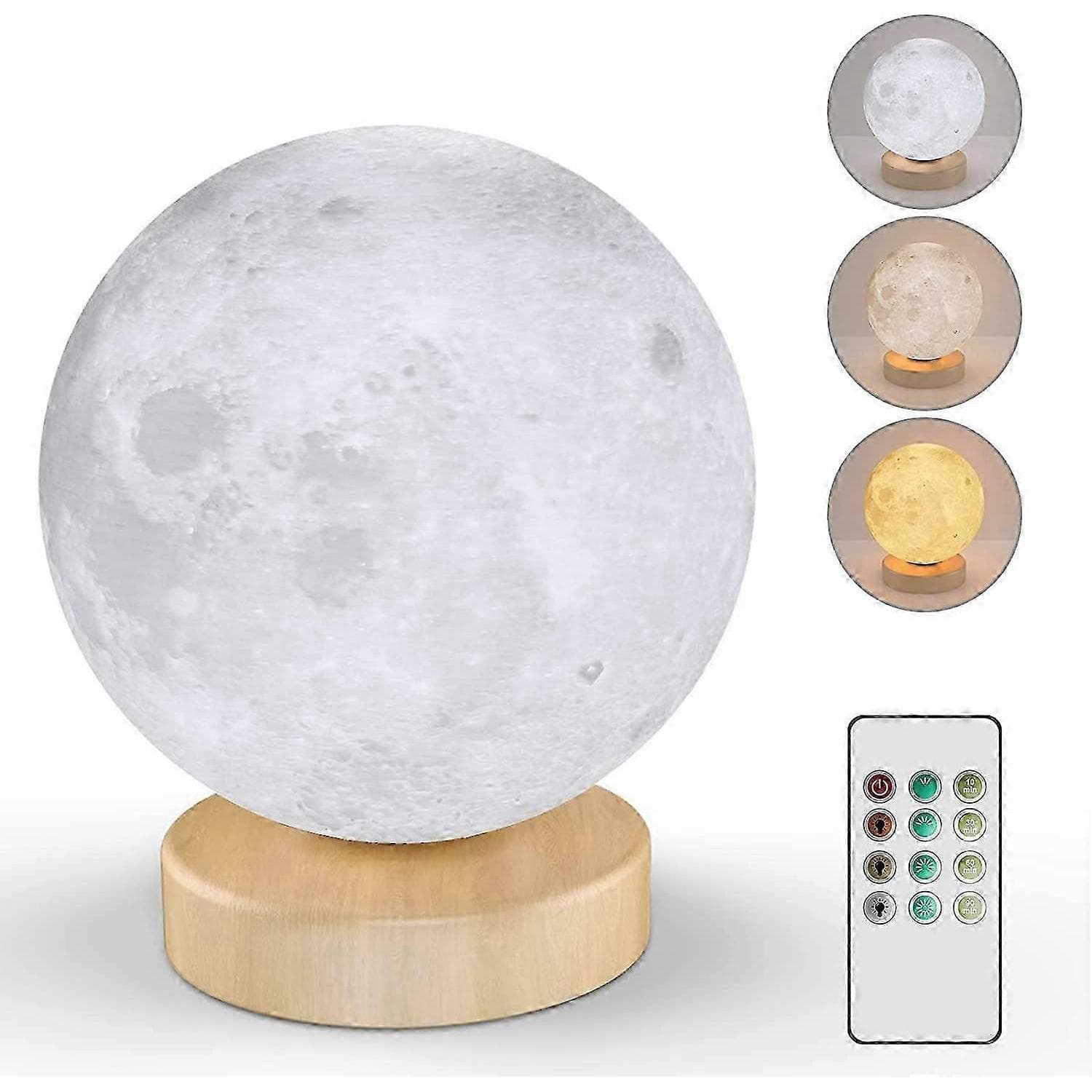 Sad Lamp, Hiloshine UV-Free 10000 Lux Light Therapy Lamp, Daylight lamp with 3 Color Temperature, Adjustable Brightness