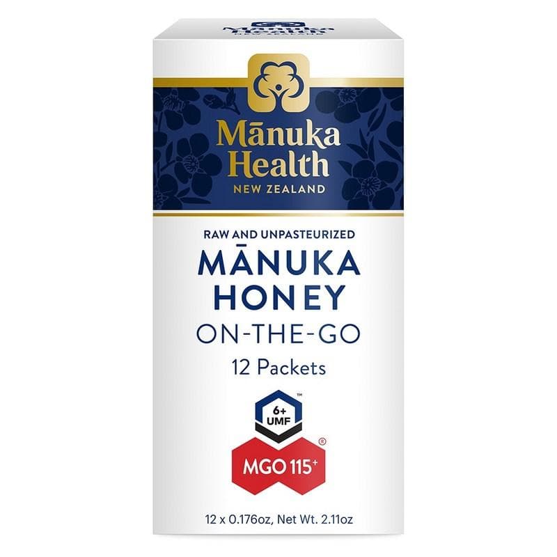 Manuka Health New Zealand Raw & Unpasteurized Manuka Honey On-the-Go MGO 115+ UMF 6+