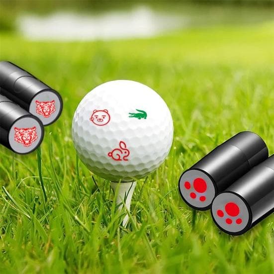 Golf Ball Stamp Golf Ball Marker Personalised Golf Ball Drawing Marker Quick Drying Waterproof Golf Ball Stamp Quick Identification