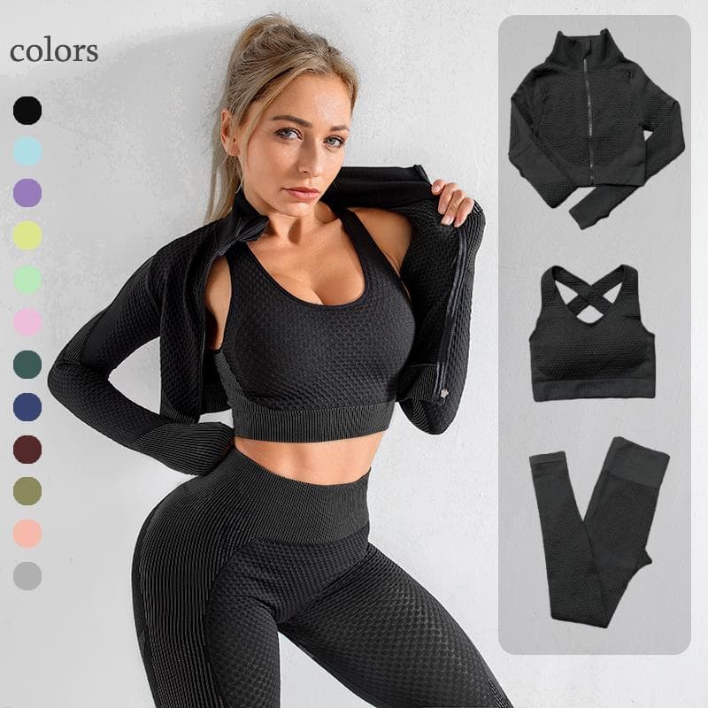 Gym Accessories Women | Gym Accessory Set - 3pcs Women Set Gym Clothing Fitness cm