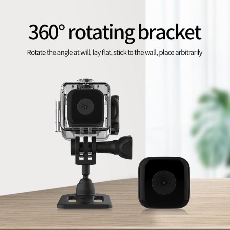 Sq28 Waterproof Mini Camera Sports Security Video Surveillance 1080p Hd Magnetic Micro Camcorder black
