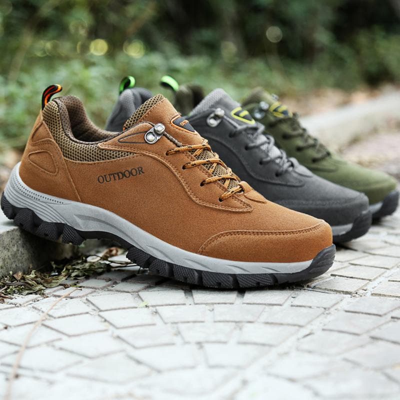 39-49 Men's Large Size Outdoor Anti-slip, Wear-resistant Low-top Sports Hiking Shoes Hiking Shoes cm army green