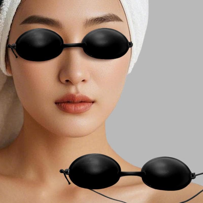 Soft Silicone Protectve Eye Goggle For IPL Laser LED UV Lamp Treatment Flexible UV Eye Protection Sunbed Tanning Goggles Eyewear