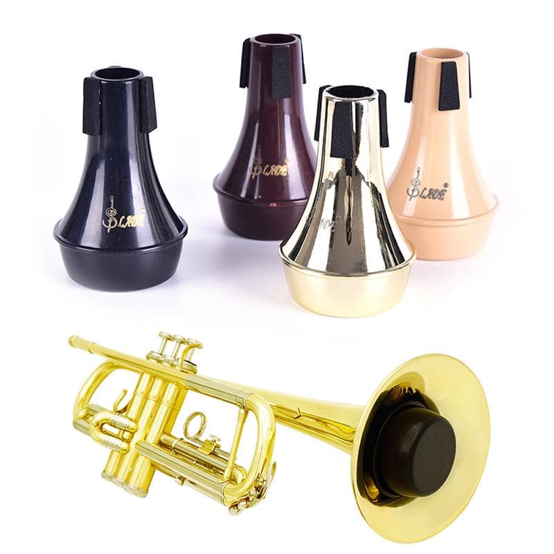 Mini Light-Weight Straight Mute Silencer Sourdine For Practice Trumpet