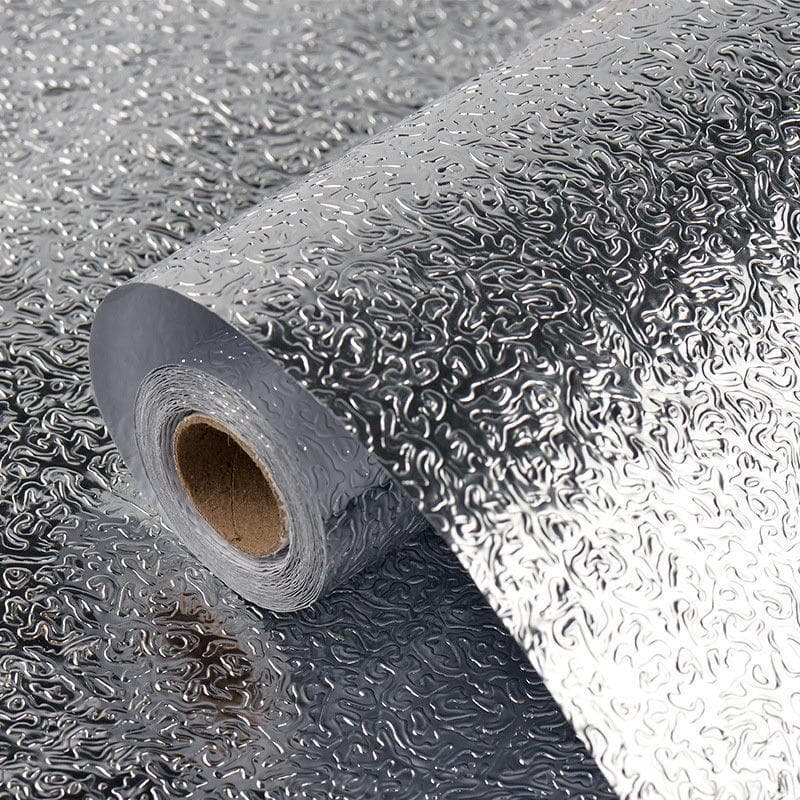 Aluminum Foil Self-Adhesive Waterproof Kitchen Sticker for Stoves and Cabinets