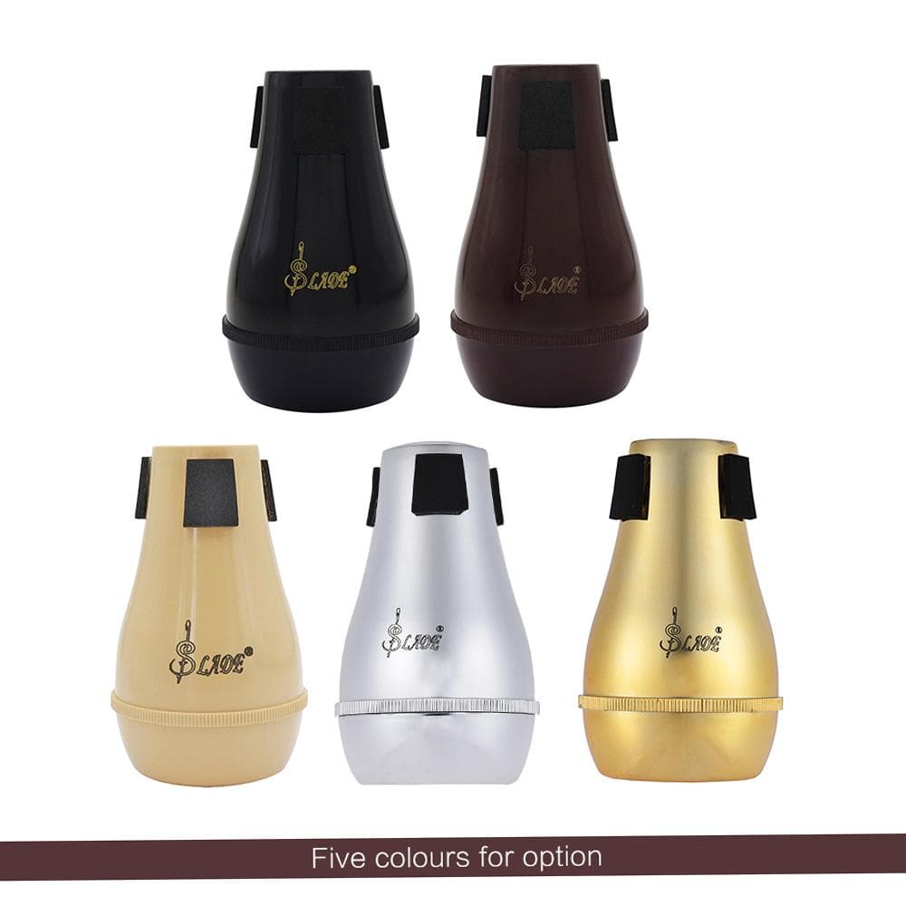 High Quality Light-weight Practice Trombone Straight Mute Silencer Sourdine ABS Material for Alto black