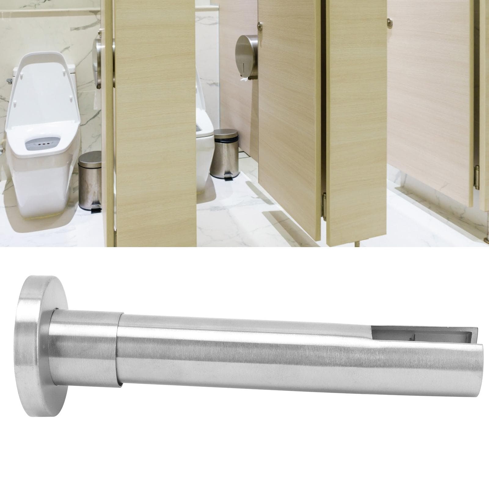 Glass Balustrade Glass Spigot Glass Clamp Stainless Steel Glass Clamp Bracket Mount Glass Spigot Public Bathroom Toilet Hardware