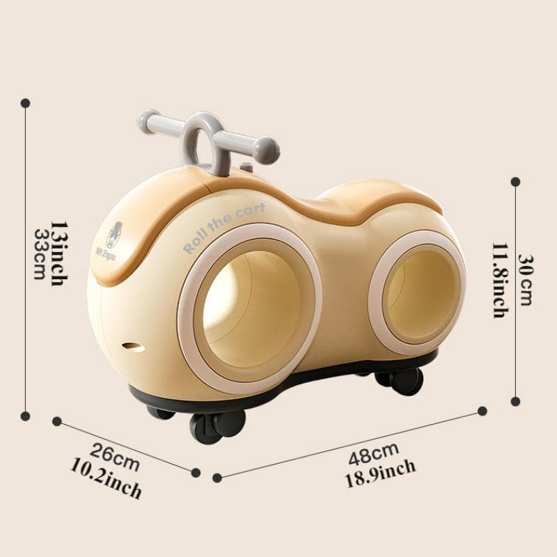 Ride On Push Car Outdoor Toddler Riding Toys Peanut Sliding Car Wiggle Car Baby Ride On Toys for Boys & Girls Christmas Gift blue