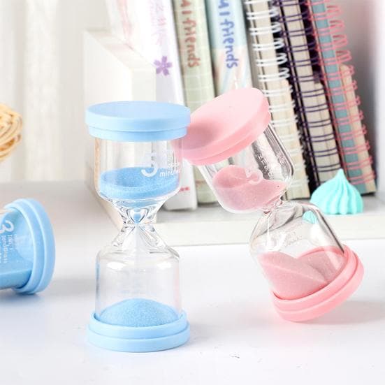 Mini Hourglass 5-minute Timer Portable Teeth Brushing Timer Shower Hourglass with Suction Cup Cooking Games green