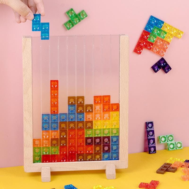 New children's educational 3d three-dimensional Tetris parent-child interactive Table Games