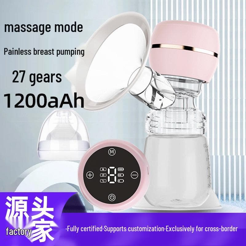 Rechargeable Smart Electric Breast Pump with Automatic Pain-Free Suction and Massage