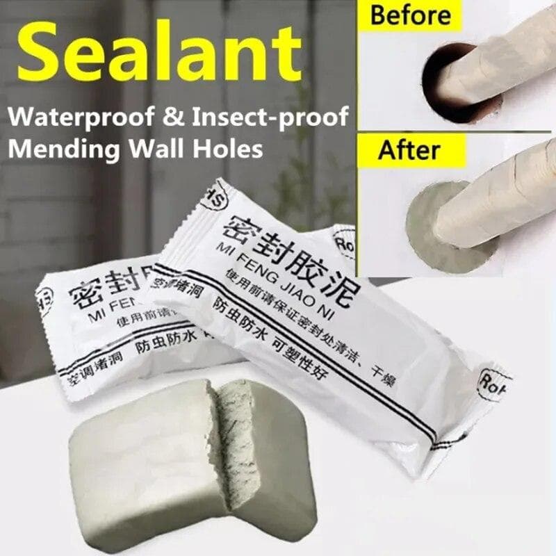 New Type Waterproof Sealant Mastic Super Diamond Mudseal, Waterproof Sealing Clay Waterproof Putty Sealant Quick Wall Mending Mud for Drain Connection