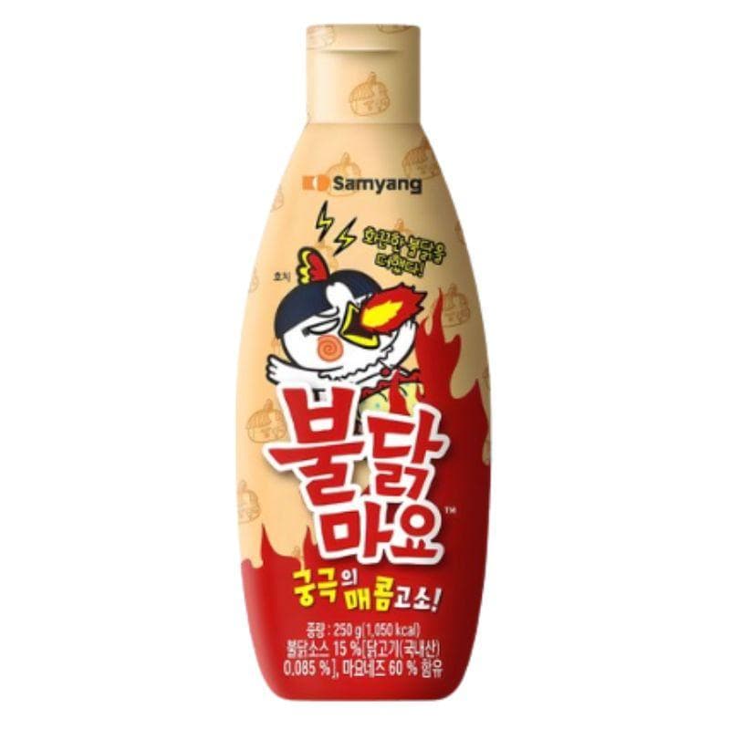Samyang Buldak Mayo Sauce Korean Spicy Creamy Mayonnaise Sauce Mild Hot Flavor 250g
