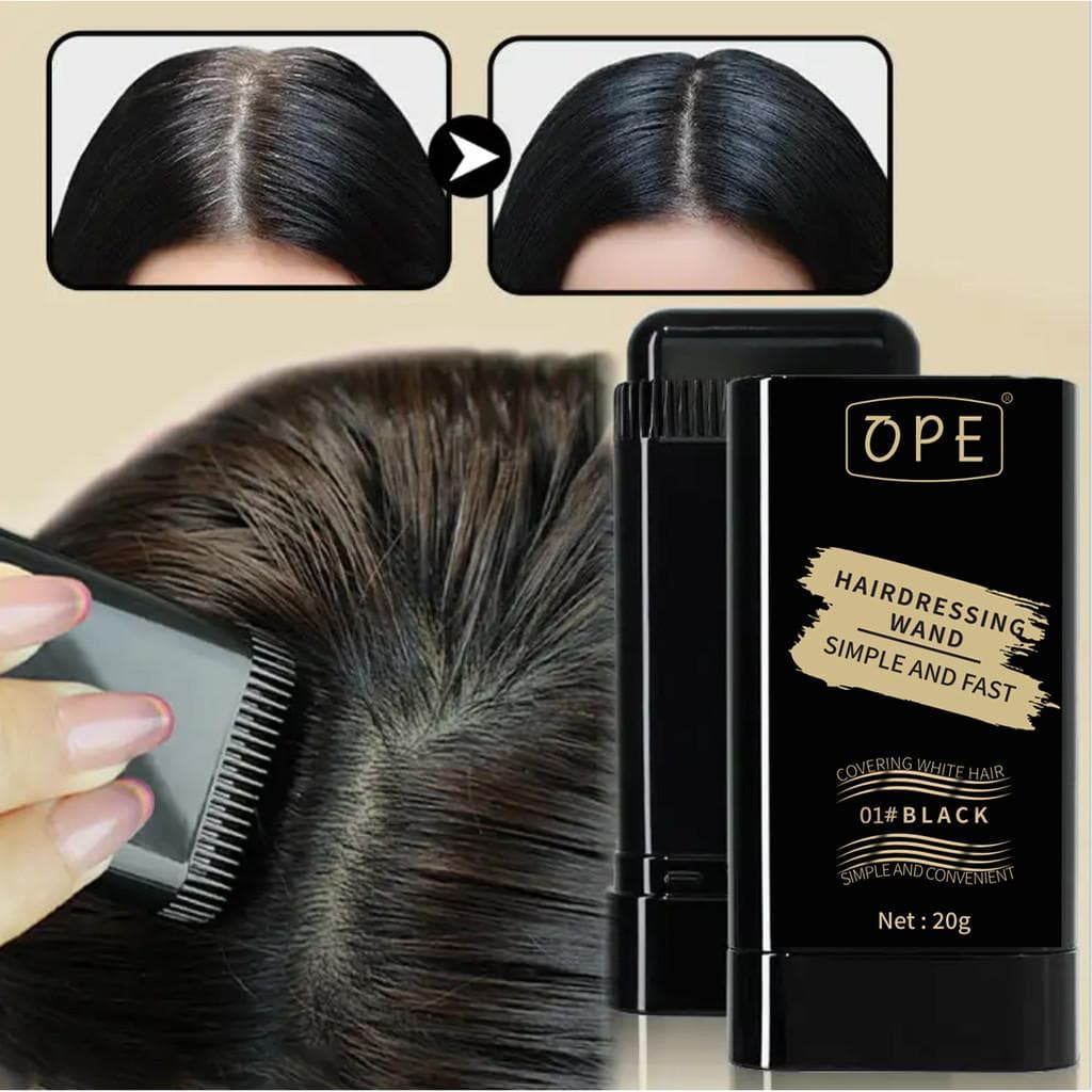 Hair stick cover white hair non-fading hair color cream Portable beard dyeing multi-functional fast coloring cover magic waterproof lasting hair