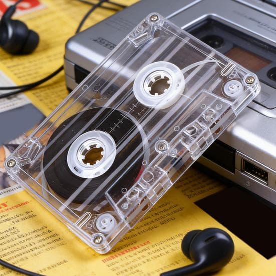 Empty Cassette Tape Blank Audio Cassette Tape 45/60/90 Minute Recording Time Tape for Study Lectures Music Everyday Voice Recording