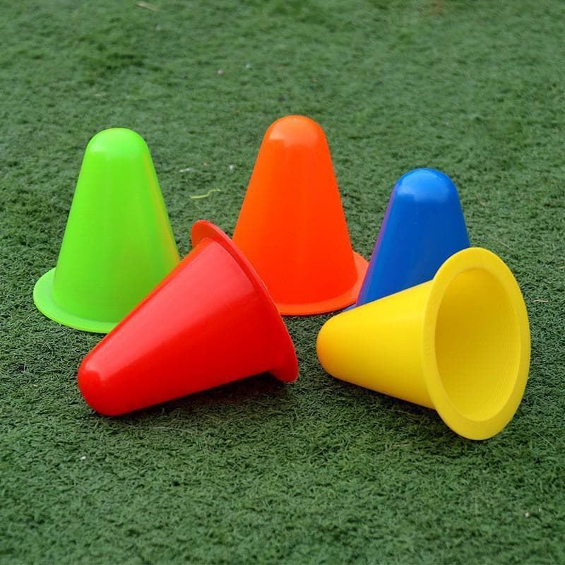8cm Roller & Ice Skating Training Cones for Slalom and Football Obstacle Courses