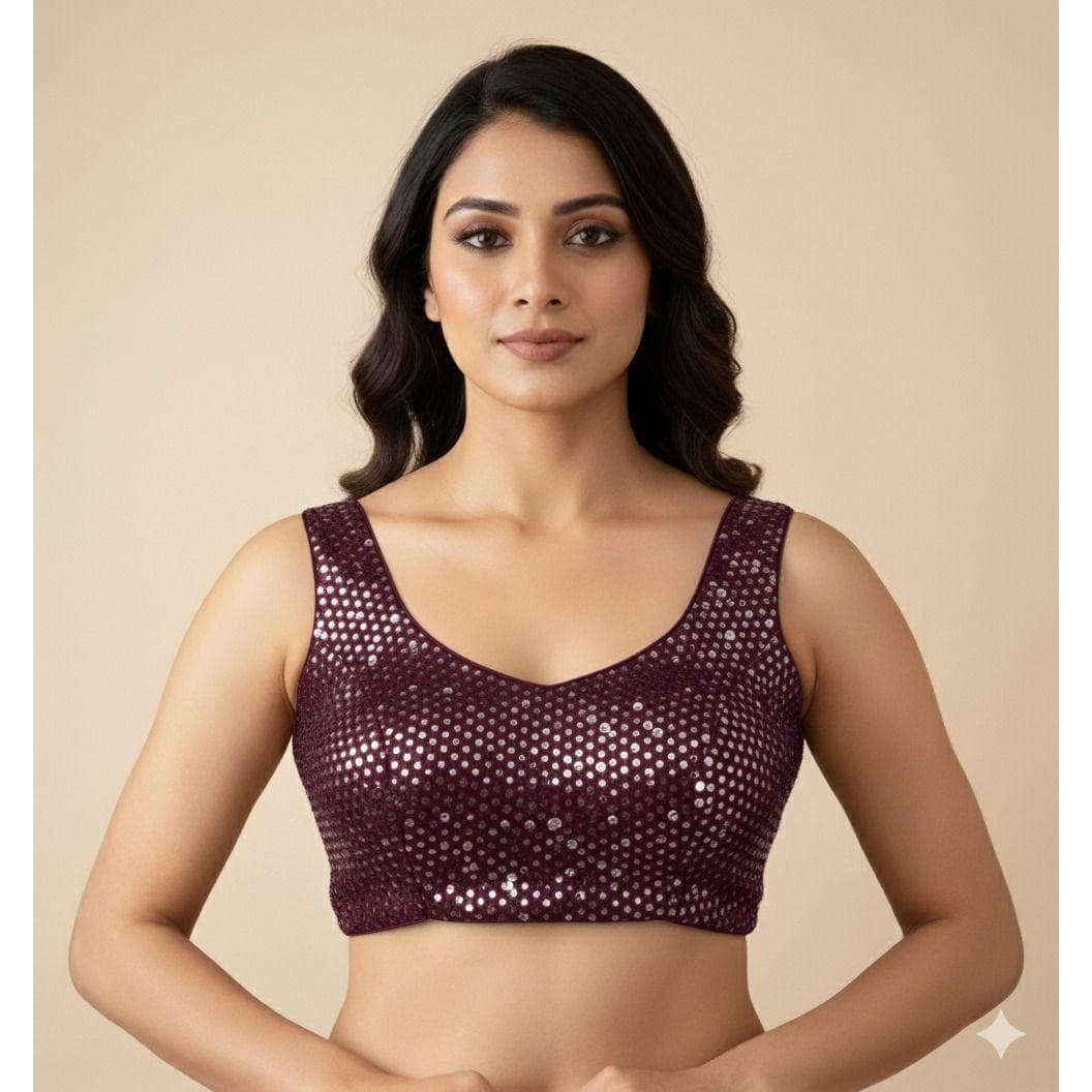Saree blouse Sequin Work Blouse cm