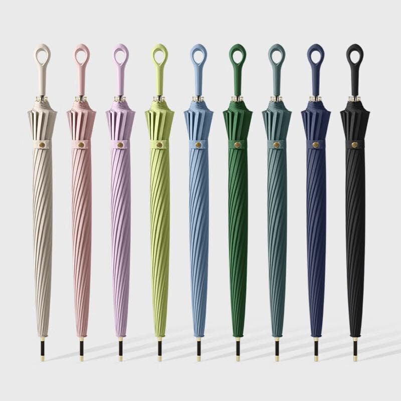 Mido M1613 Japanese Style Reinforced 16-Rib Windproof Long Handle Umbrella