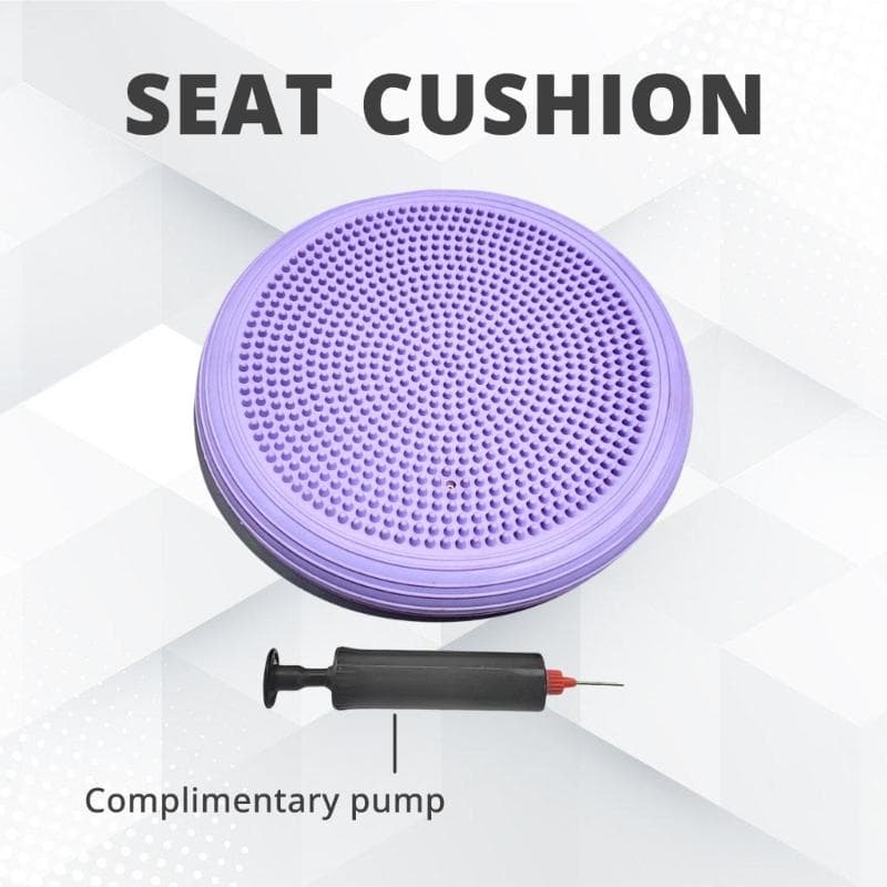 Wobble Cushion, Balance Cushion For Physio, Sensory Cushion for Exercise & Fitness, Balance Disc Seats Improves Postures gray