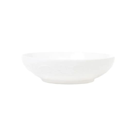 Plate Homla SYLIA Deep White Ornament, 20 cm