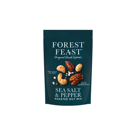 Forest Feast Sea Salt &amp; Pepper roasted nut mix, 120 g