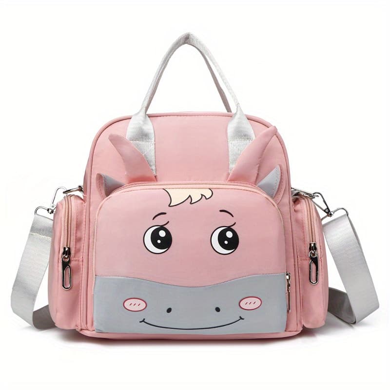TEMU Multifunctional Mommy Bag, Lightweight And Portable Embroidery Insulated Bag, Diaper Bag