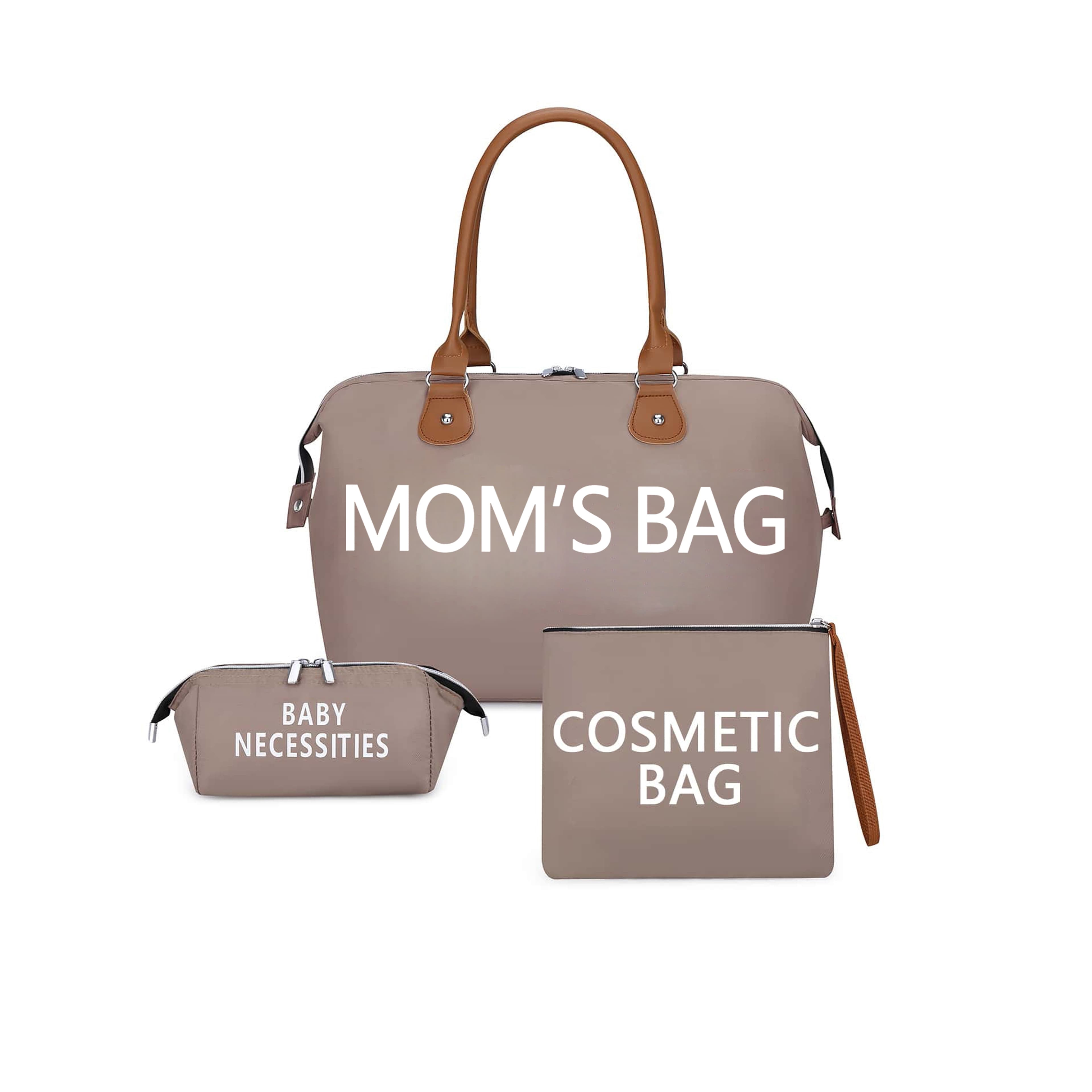 TEMU 3pcs/set Large Capacity Multi-functional Travel Bags, Diaper Bag, Portable Mom Bag