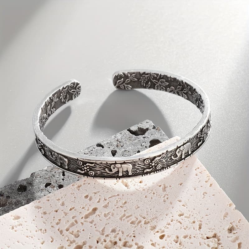 TEMU A Stylish, Elegant And Exquisite Casual Elephant Bracelet Jewelry Gift For Men