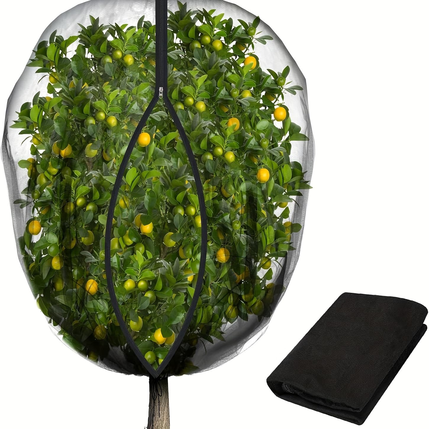 TEMU 1pc Netting Bag, Suitable For Fruit Trees, Bird Netting Protection For Trees And Blueberry Bushes From Birds, Pests, And Deer, Mesh Net Cover