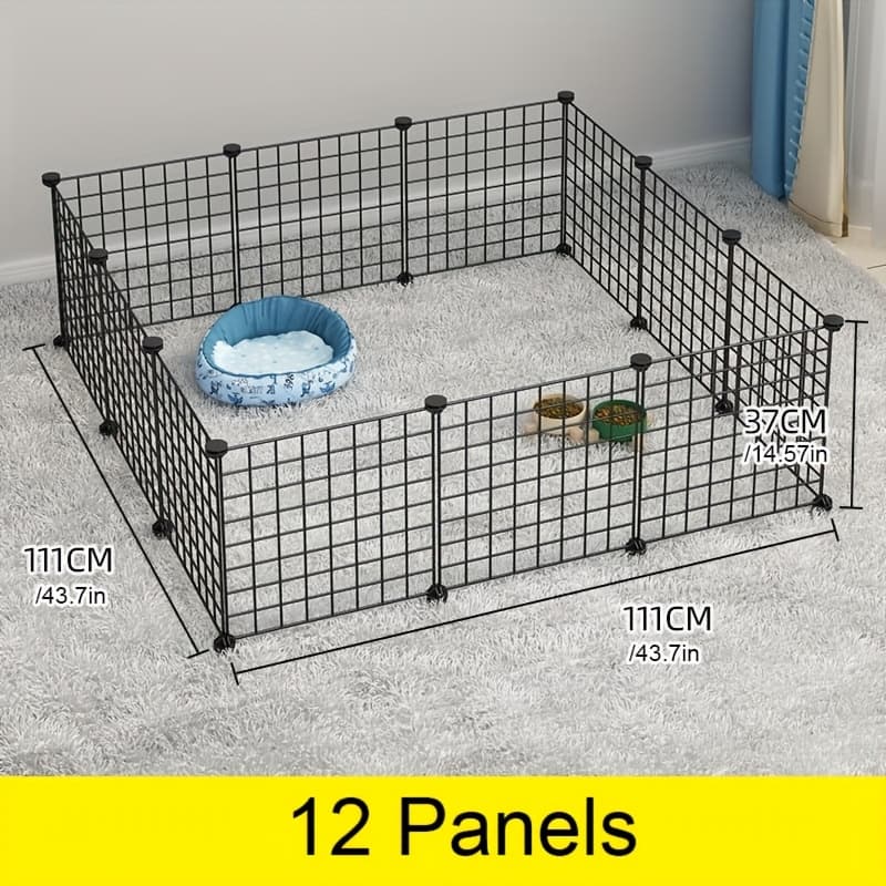 TEMU Portable Yard Fence With Door For Pets, Suitable For Indoor/outdoor Use, Ideal For Small Dogs, Cats, And Rabbits