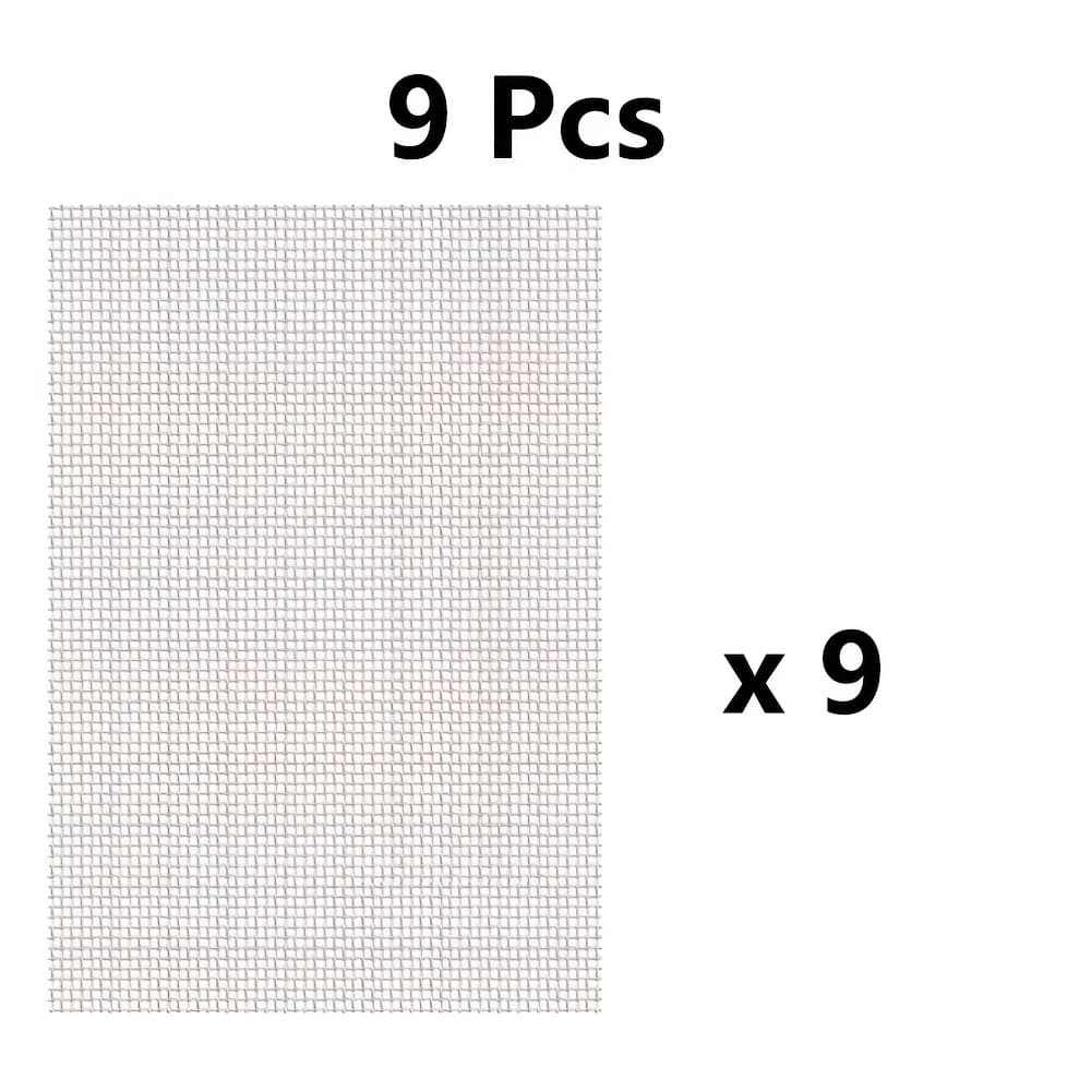 TEMU 3/6/9pcs 15*20cm 304 Stainless Steel Welding Mesh, Heat Resistant, For Bumper Welding And Plastic Crack Repair, Home And Car Bumper Repair