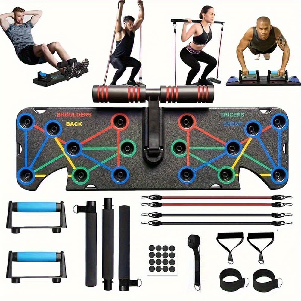 TEMU Multifunctional Push-up Training Board With A Versatile Stand For Men, Designed For Chest And Abdominal Muscle Workouts, A Home Fitness Tool With