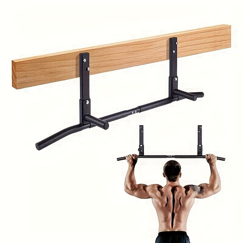 TEMU Wall Mounted Pull Up Bar: Wall Bracket For Installing Pull Up And Chinning Bars, Suitable For Home Gym Strength Training Equipment(weight