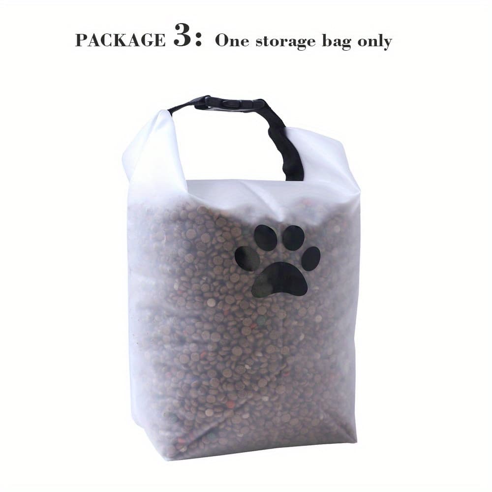 TEMU Roll Pet Treat Pouch Food Storage Bag 5l, Pet Training Reward Feed Bowls Bags, Keeps Good For Dogs Pets Outdoor Travel Camping And Training,