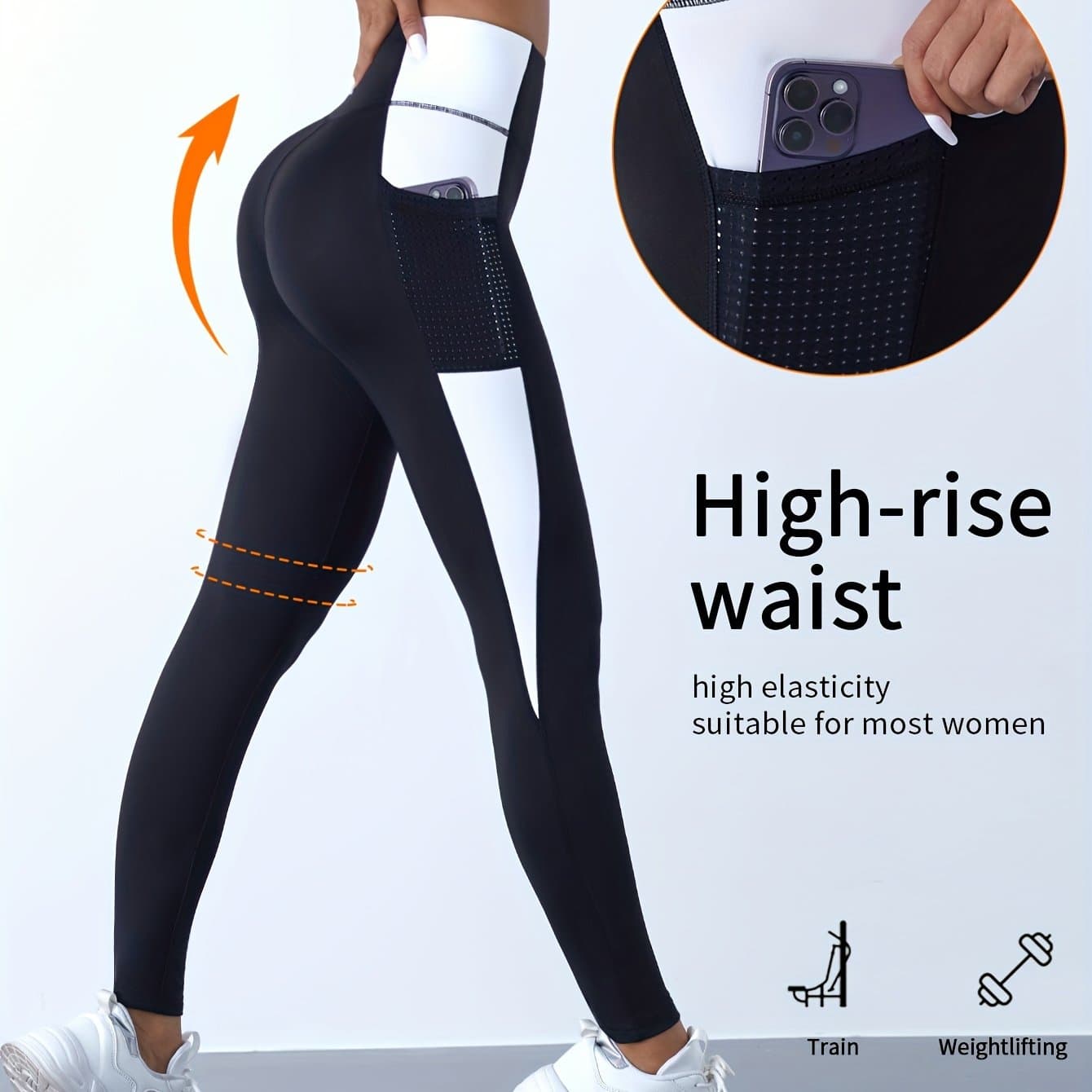 TEMU New Women's Sports Long Pants, High- Pants, Training Pants, Fitness Pants, Running Pants, Shaping Women's Outdoor Long Pants