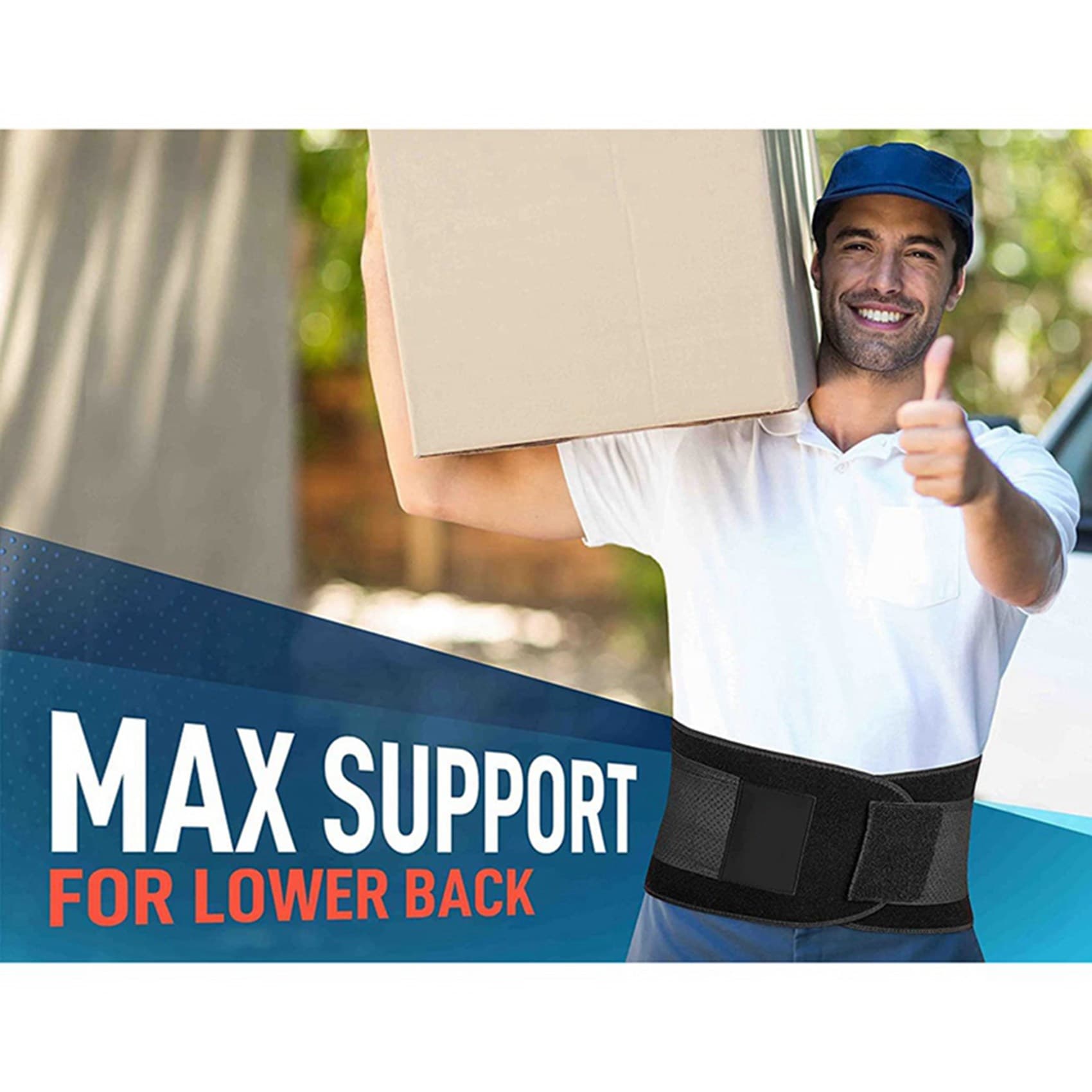 Back Brace for Lower Back Pain| Back Support Belt for Women and Men,1182 view 2