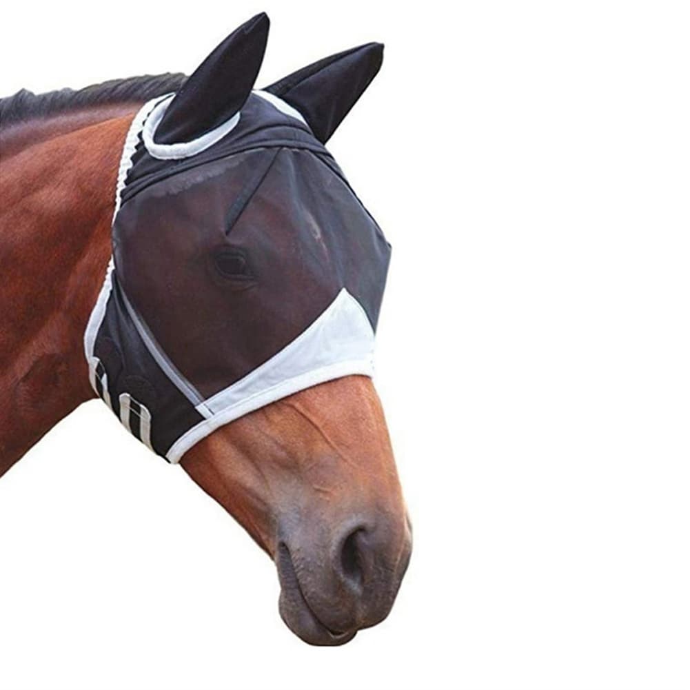 1X(Horse Mask Adjustable Breathable Anti-UV Anti-Mosquito Pet Eye3194 view 2
