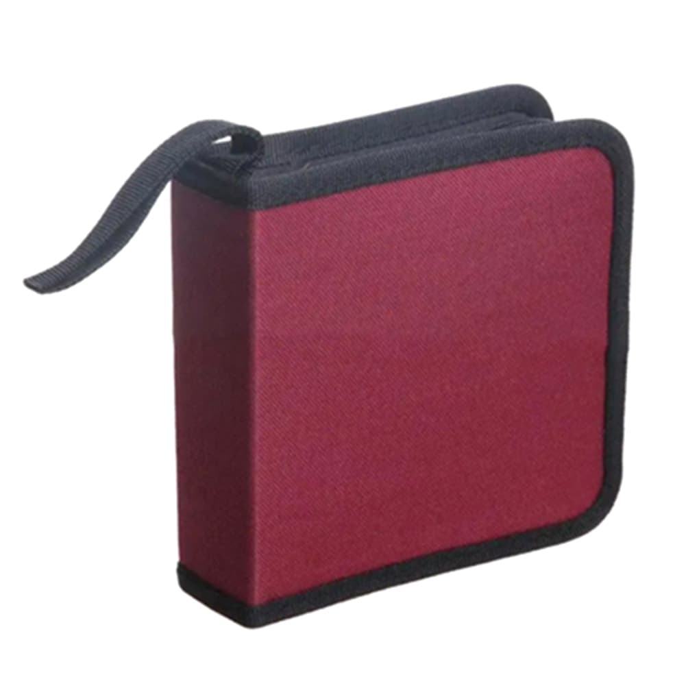 Portable CD/DVD Storage Case Holds 40 Discs Compact Organizer for Car &3178