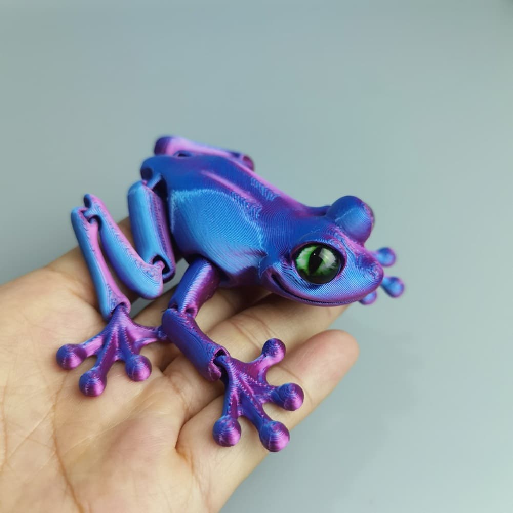 3D Printed Simulated Frog Movable Animal Figurines Toys 3D Printed Toys6793 view 2