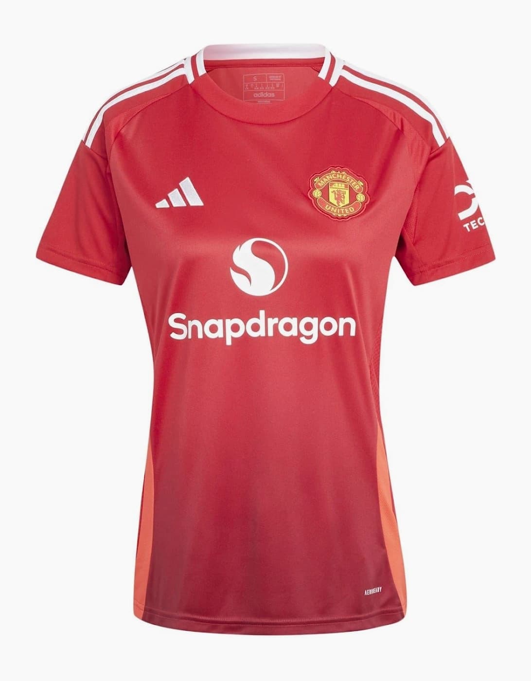 Adidas Women's Womens Manchester United Home Shirt 2024 2025 - Red - Size: 12