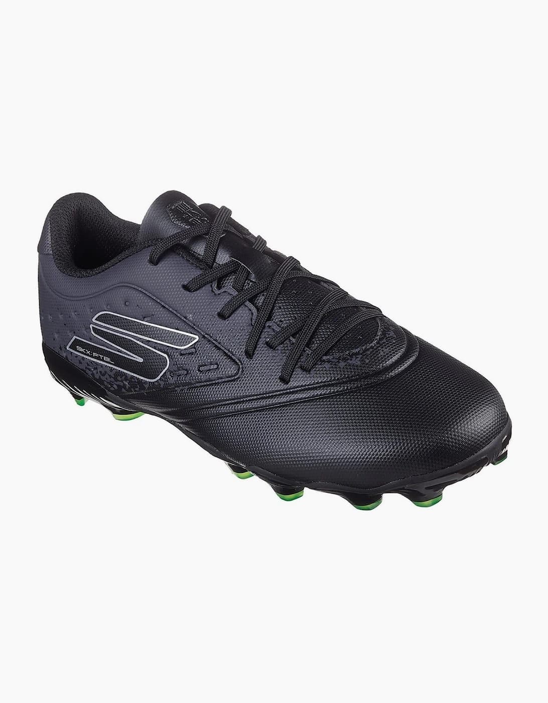 Skechers Boy's Youth Graphic Print Firm Ground Rugby Boots - Black - Size: 1.5 34