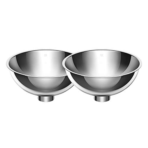 PETKIT Double Stainless Steel Cat Bowls Replacement Bowls, Easy to Clean, 2 pcs