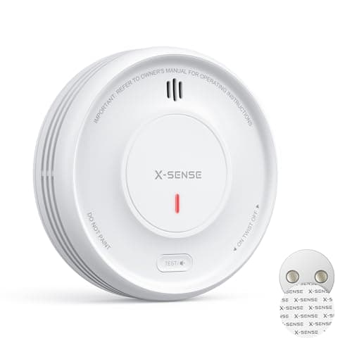 X-Sense Smart Smoke Alarm for Home with Magnetic Mount, XS0D-MR, 1-Pack | Requires SBS50 Base Station, Wireless Interlinked,10-Year Life Product and