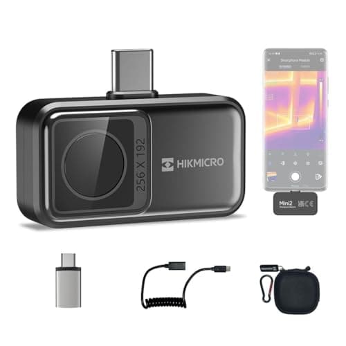 HIKMICRO Mini2 Thermal Camera, Android, 256x192 IR | 25Hz, 40mK, Phone/Tablet/PC, Home & HVAC & Electrical Tools, not for iPhone