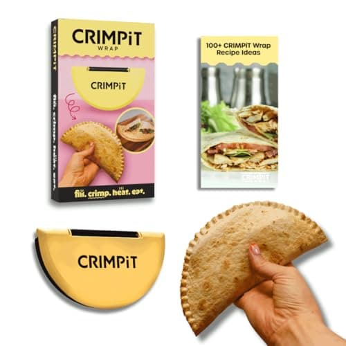 CRIMPiT Wrap - Start Enjoying Wraps Like You've Never seen Them Before - Plus 100 Ideas Recipe Book - Mess Free Burritos, Calzones, Enchiladas,