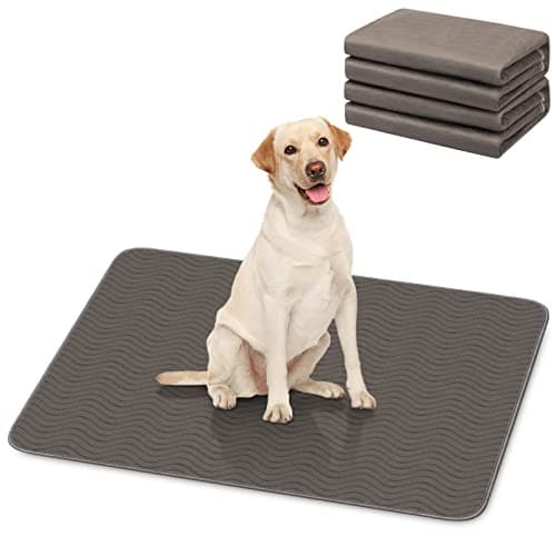 120x90cm Dog Training Pad 2-Piece Machine Washable Dog Urine Pad Super Absorbent Pet Incontinence