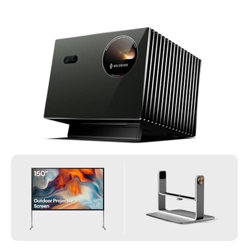 Valerion VisionMaster Pro2 4K Triple Laser Projector for Football Watch Parties, IMAX Enhanced Home Cinema, 3000 ISO Lumens, 4ms Low Input Lag, 150"